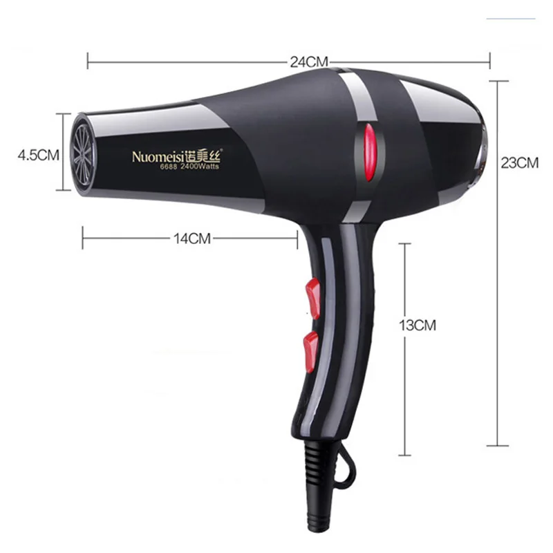 Real 2100W Professional Hair Dryer High Power Styling Tools Blow Dryer Hot and Cold EU Plug Hairdryer 220-240V Machine