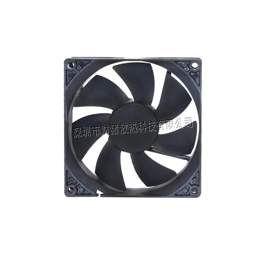 Ventilador de CPU de doble manga, cojinete de 90MM, 9CM, 9025, 9225, 90x90x25MM, CC de 5V, 12V, 24V, carcasa de ordenador, ventilador de