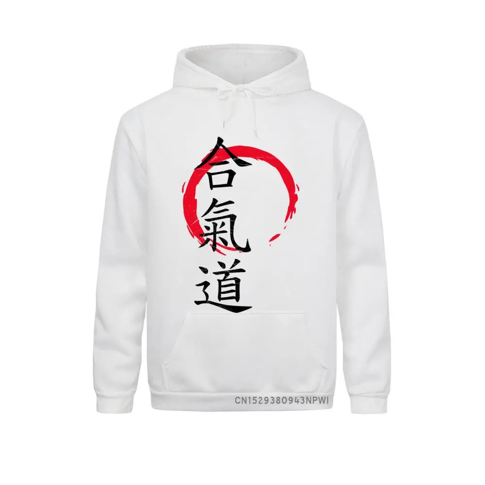 Aikido Hoodies For Men Japan Martial Art Male Sportswear Casual Basic Coats Hooded Clothes Oversize Sweatshirts