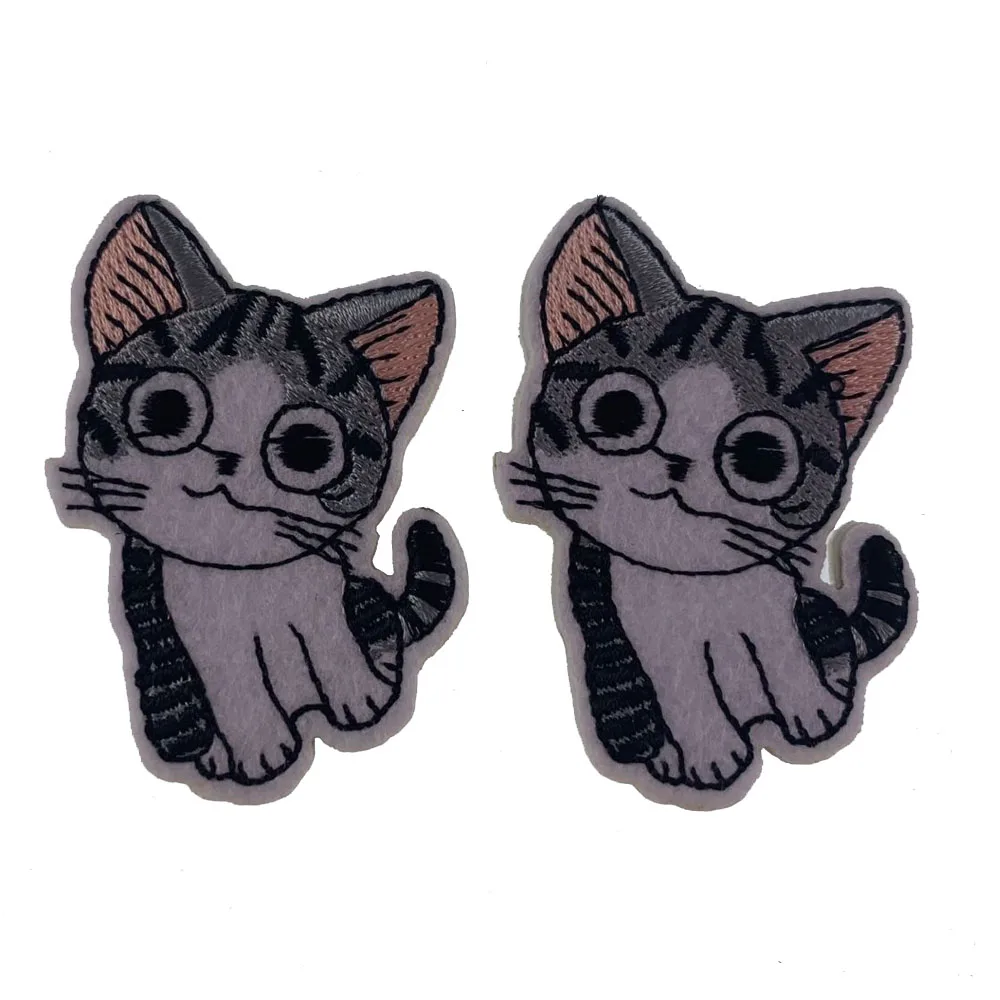 5Pcs Animal Cute Rabbit Embroidered Patches For Clothing DIY Iron On Patch On Kid Clothes Sewing Stickers Craft Accessories