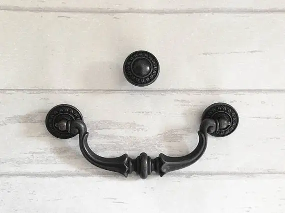 

5.5"dresser Pulls Drawer Pulls Handles Knobs Large Drop Bail Rustic Antique Bronze Kitchen Cabinet Pull Handle Hardware 140mm