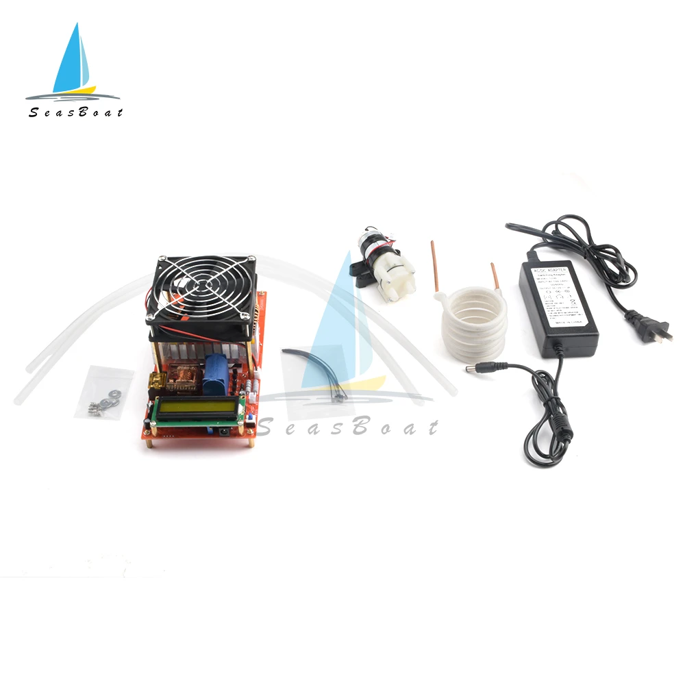 DC 24V-65V 2000W 48A High-Power ZVS เหนี่ยวนำแผ่นความร้อนเครื่องทำความร้อนแบบโมดูลเครื่องทำความร้อน Coil Power Adapter