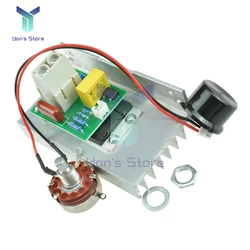 AC Motor Speed Controller 10000W 220V SCR Electric Voltage Regulator Dimmer Motor Speed Temperature Voltage Controller