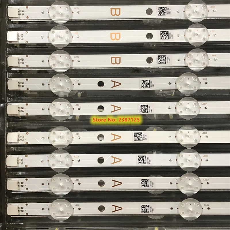 6A+3B LED Backlight Strip for SVV550AW9 SVV550AQ9 VES550QNYL-2D-N01 TX-55FX550B TX-55FX550E TX-55FX555B TX-55GX550B TX55GXW584