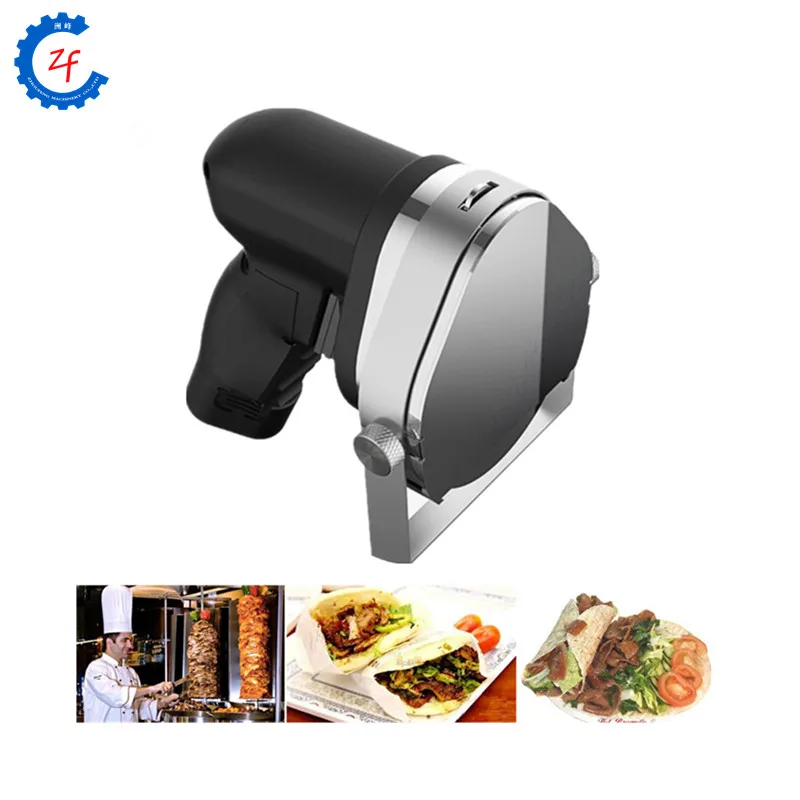 Wireless Electric Doner Kebab Slicer Shawarma Gyros Meat Cutter Knife