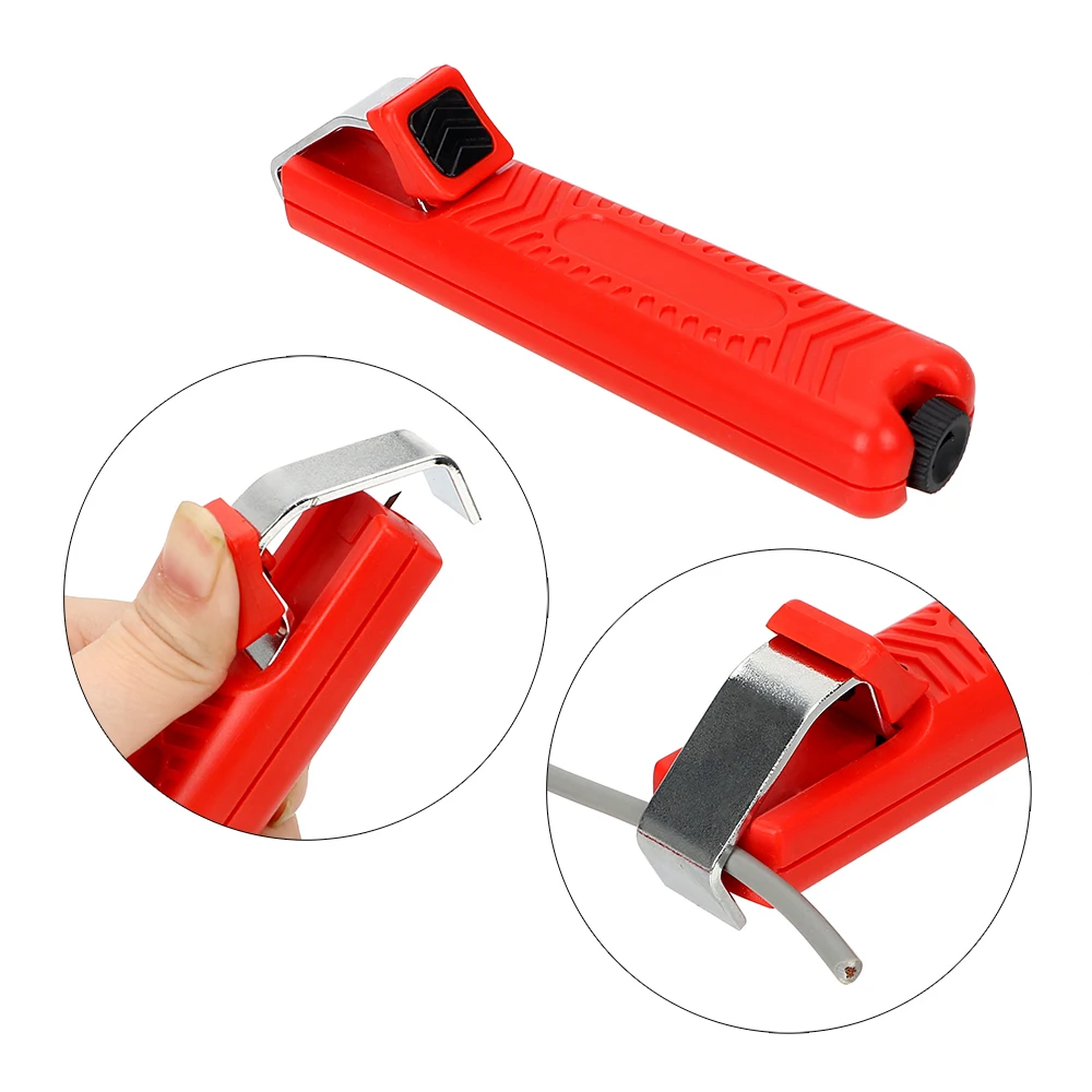 NICEYARD 8-28mm Wire Stripper Stripping Round Cable Insulation Cutter Plier Crimping Tool for Rubber Cable Electric Hand Tools