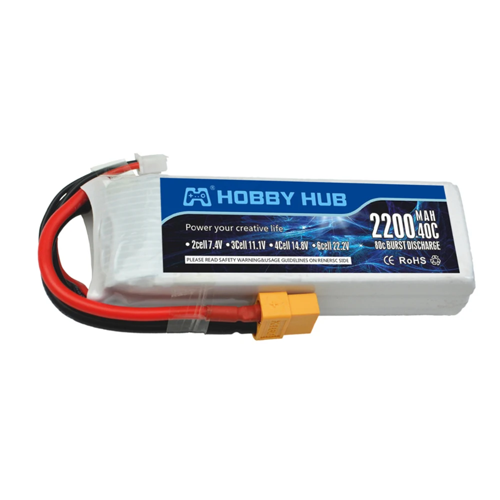 3S/11.1V 1500mah/2200mah/3000mah/4200mah/5200mah/6000mAh 40C batteria LiPo RC aeroplano giocattoli auto camion Drone Quadcopter parti XT60