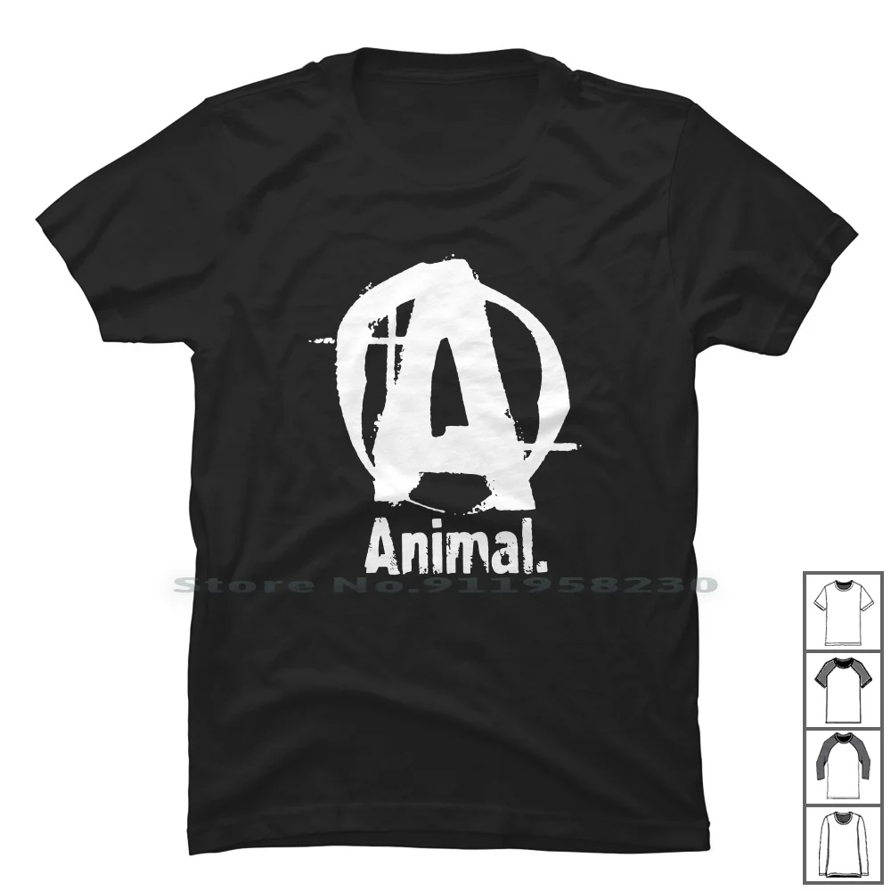 Animal T Shirt 100% Cotton Fitness Builder Sports Muscle Train Rain Bell Out Gym Sports