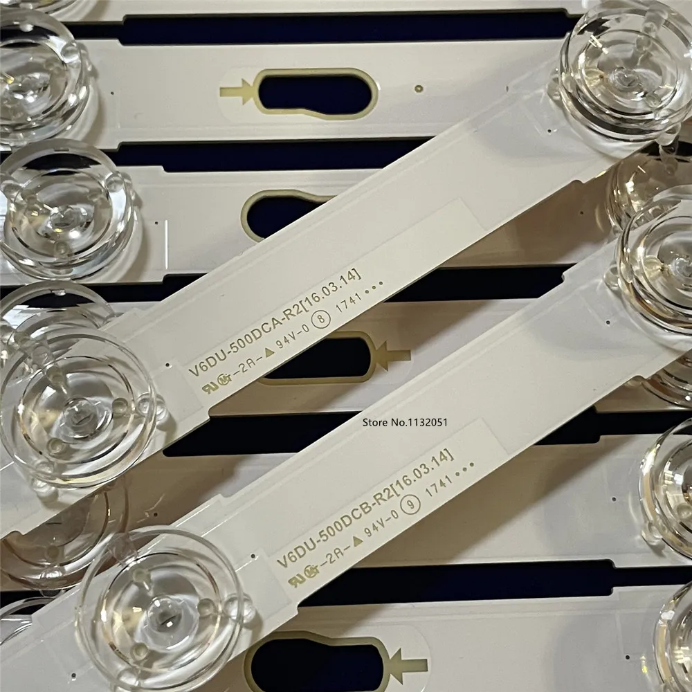 Tira de luces LED de retroiluminación, accesorio para UN50KU6000F UN50MU6300 UE50KU6079 UE50KU6072U UE50MU6120 UN50KU6000 UN50KU6100 piezas 39658A, 12 BN96-39657A