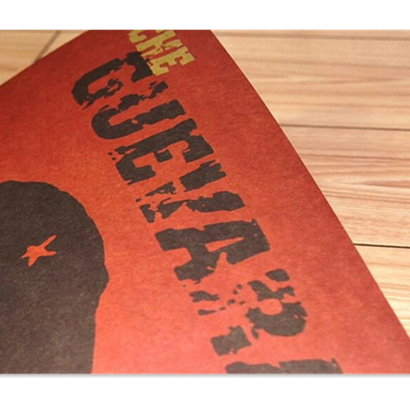 Personaggi storici famosi Vintage Leader spirituale Che Guevara Poster decorazioni per la casa pittura Retro Kraft Paper 51x35cm Wall Sticker