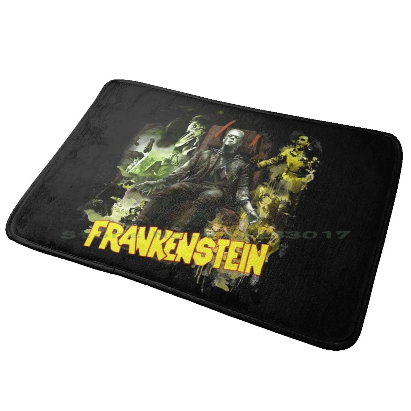 Frankenstein Entrance Door Mat Bath Mat Rug Universal Monsters Universal Horror Classic Movies Creature Classic Monsters James