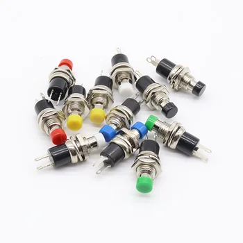 30szt 7mm Chwilowy przełącznik przyciskowy Naciśnij przełącznik resetowania Chwilowy włącznik wyłącznika Przycisk mikroprzełącznika Normalnie otwarty NO