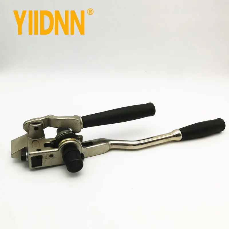 2 In 1 Ratchet Strapping Machine Manual pipe clamps Stainless Steel Tightener Shear Banding Tool YDBT009