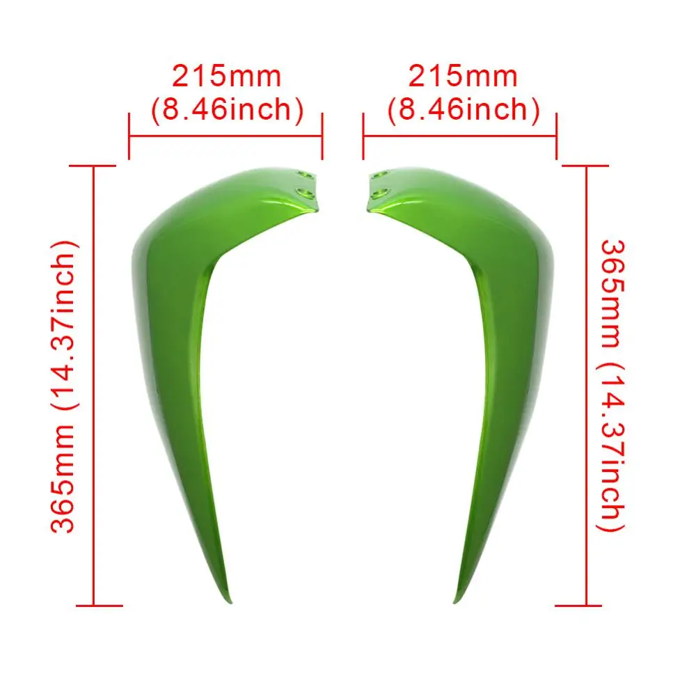 Motorcycle Fairings Z750 Panel Radiator Fairing For Kawasaki Z750 z 750 2007 - 2012 Right Left Side Cover Frame Molded ABS