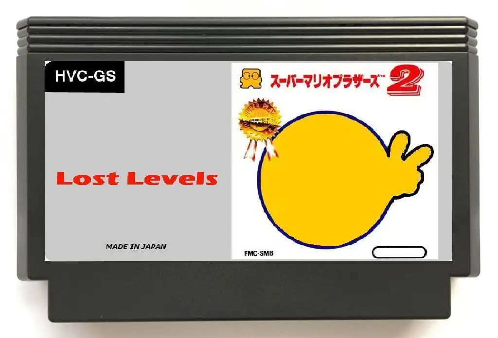 SMB 2 Lost Levels(FDS) Game Cartridge for FC Console