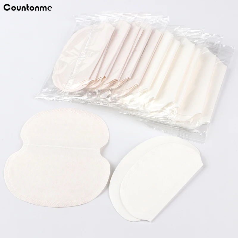 200Pcs(100Pairs) Summer Cotton Underarm Pads Deodorants Armpit Sweat Pads Disposable Lining Sweat Shield Guard Sticker Big Size