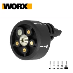 Worx-boquilla de pulverización para coche, arandela de alta presión, ajuste de agua de cinco velocidades, 0 °,15 °,25 °,40 °, WG629E, WG630E