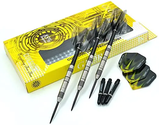 CUESOUL Tungsten Steel Tip Dart Set 85% Tungsten 22/24/26 Grams-Glory Series