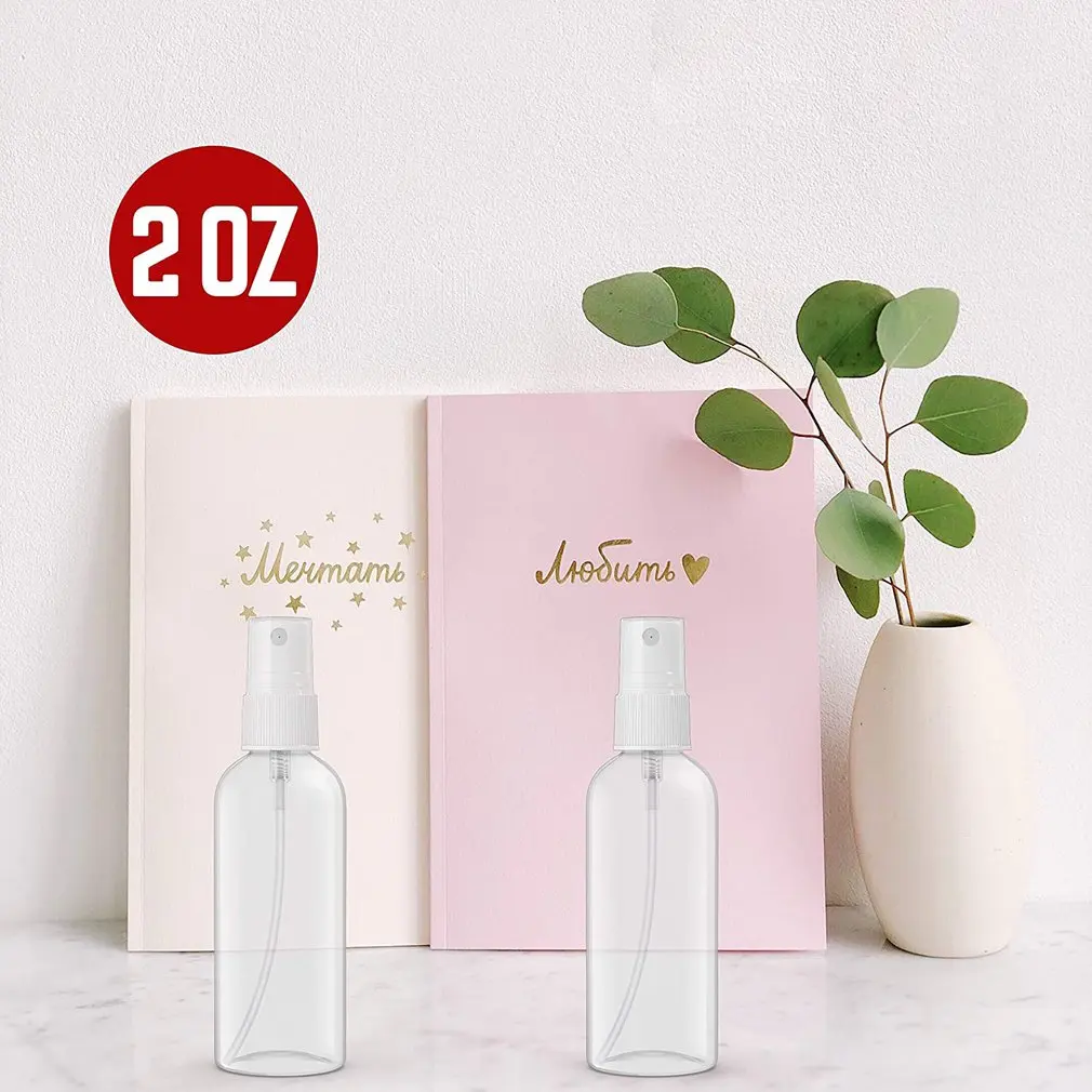 Portable Spray Empty Bottles Shampoo Bath Perfume Travel Cosmetics Plastic Pet Trial Spray Empty Bottles