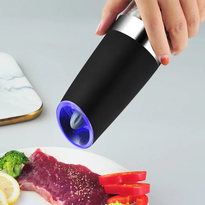 Electric Pepper Grinder Automatic Gravity Induction Salt Adjustable Creative Wholesale New Kitchen Spice Grinder Tools 2023 Hot