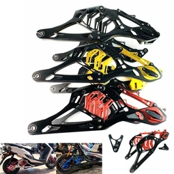 Motorcycle Rear Swing arm 3D CNC Aluminum Alloy Spare Ribs Flat Fork For Yamaha Scooter BWS Cygnus-X 3 Generation Modified