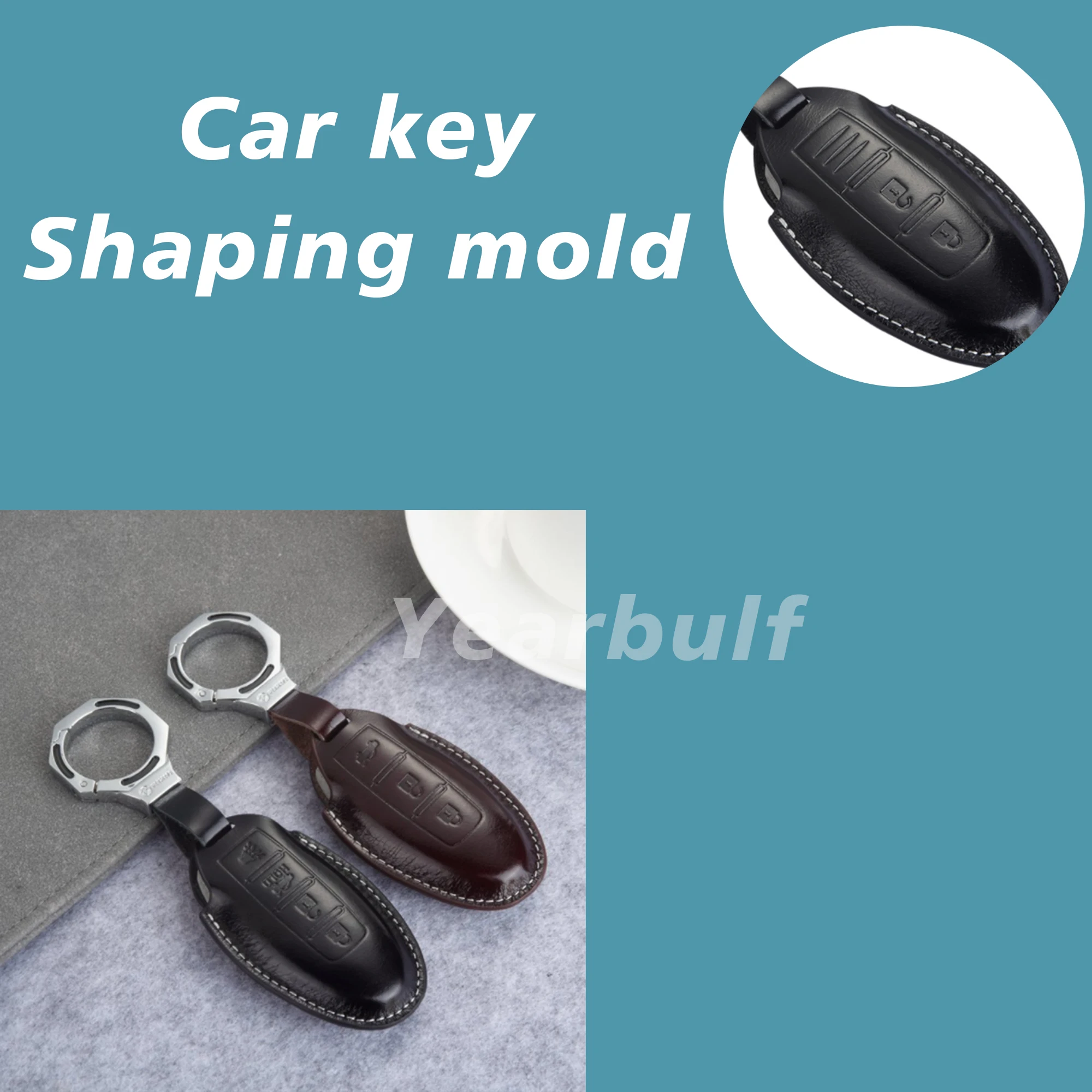 Car Key Leather Mould For Dongfeng Nissan  Key Shaping Mould Diy Cold Forming Tool Manual Car Key