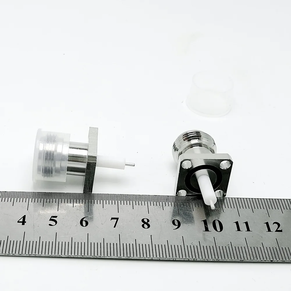 17.5mm L16 N type female jack RF Coaxial connector 4-hole panel mount waterproof 10pcs/lot