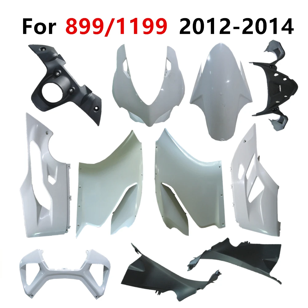 

Bodywork Cowling Plastic parts For Ducati 899 1199 2012-2013-2014 Pack left and right Motorcycle Unpainted Components