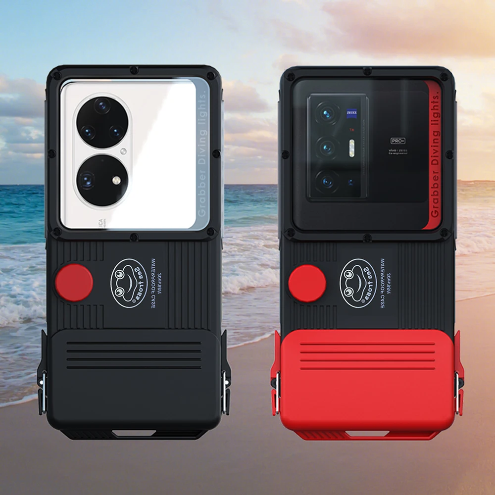 Seafrogs-funda impermeable Universal para teléfono, cubierta para Smartphone de menos de 7 pulgadas, 15M, accesorios para equipos de fotografía subacuática