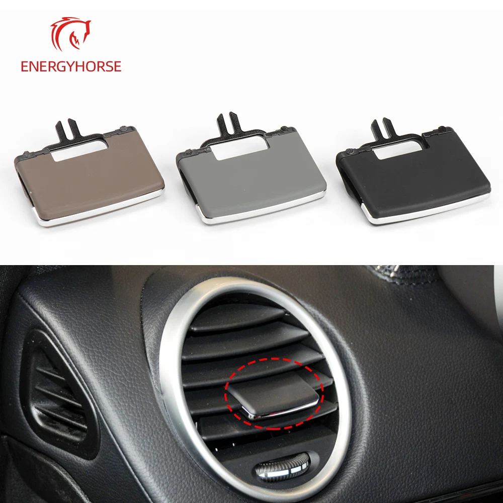 Black Gray Car Front AC Air Conditioning Vent Outlet Tab Clip Repair Kit For Mercedes Benz W164 X164 ML GL Class ML300 GL350