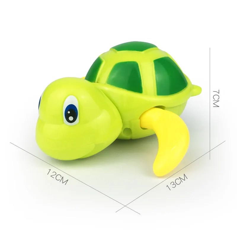 Baby Bath Toys Toddler Bathing Tortoise Cute Swimming Turtle Pool Beach Classic Chain Clockwork Water Toy For Kids Water Playing