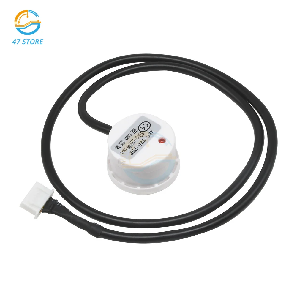 XKC-Y25-PNP Liquid Water Level Sensor Control Induction Switch Detector 5V-12V for Airtight Container Non-Contact Outer Adhering