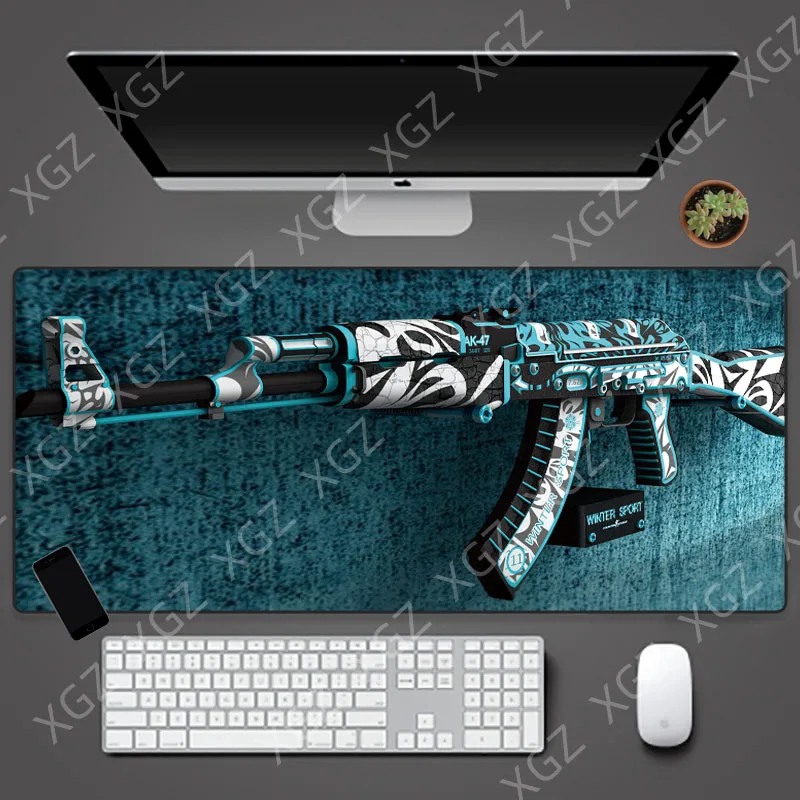 YuzuoanXL Large Game Guns, Mouse Pads, Computer Players, PC Non-slip Pads, Keyboard Table Mats, Promotional Dirt-resistant Pads