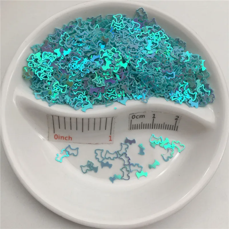 4mm Lovely Dog Shape PVC loose Sequins Glitter Paillettes for Nail Art Manicure, Wedding Confetti,Accessories for Ornament/Craft
