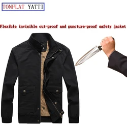 Self Defense Tactical Swat Police Gear Knife Cut Resistant Jacket Anti Stab Proof Long Sleeved Military Security Cloth