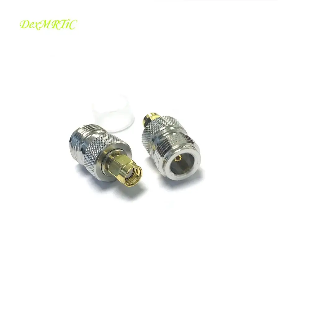 

1pc N Female Jack to RP-SMA Male Plug RF Coax Adapter Modem Convertor Connector Straight Nickelplated NEW Wholesale