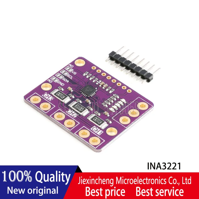 INA3221 Triple-Channel Shunt Current Power Supply Voltage Monitor Sensor Board Module