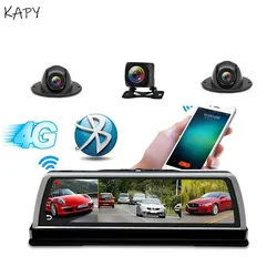 4G Dual Lens Dashcam con WiFi navigazione GPS ADAS telecamera per la retromarcia Android 8.1 videoregistratore 1080P cruscotto per auto DVR 4GB + 32GB