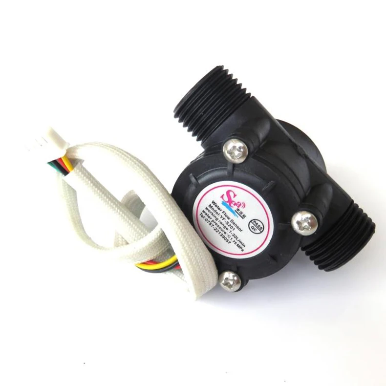 1/2" Warmwasserbereiter Wasserdurchflusssensor 1,75 MPa Hall-Sensor Turbinen-Durchflussmesser DC5 ~ 18 V mit Temperaturinduktion – Detail 8