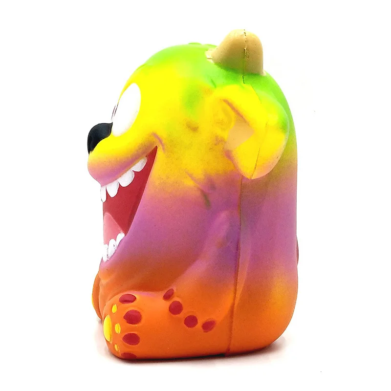 Squishies Cartoon Colorful Demon Squishy Slow Rising Squeeze Toys Halloween Cute Big Ear Doll Boy Girl Toys Gift 11*8*8CM