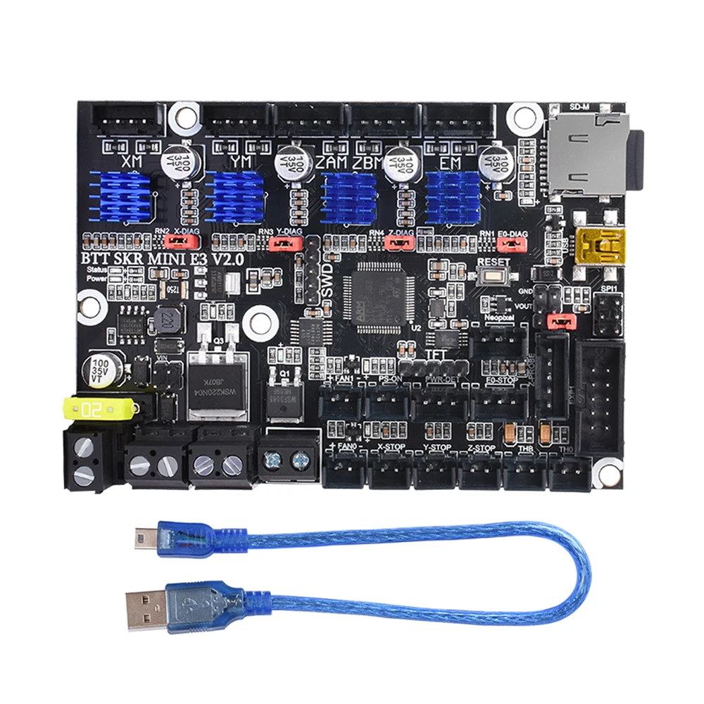 BIGTREETECH BTT SKR MINI E3 V2.0 Control Board 32bit With TMC2209 3D Printer Parts Motherboard For Ender3 Upgrade SKR V1.4 Turbo