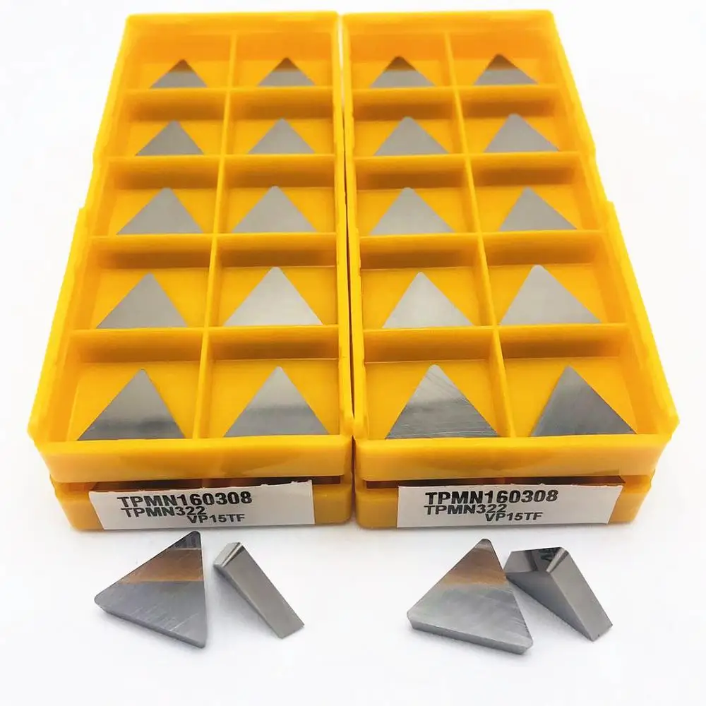 Фрезерная вставка TPMN160308, VP15TF, TPMN220408, UTi20T, токарный инструмент, Фрезерный инструмент TPMN, детали для токарного станка из нержавеющей стали