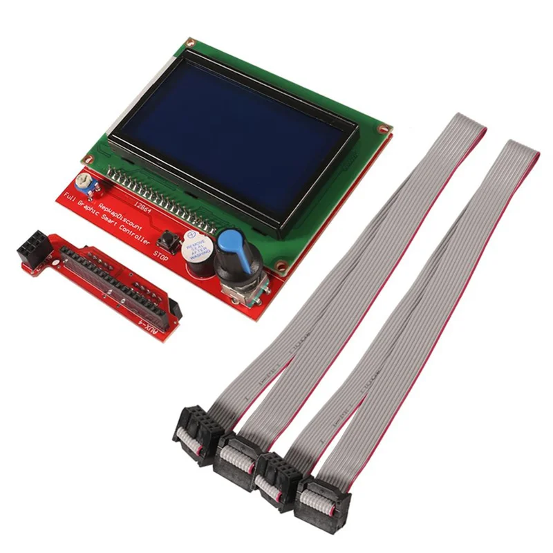 LCD12864 Controller Switch Board 2 Stuk 30Cm Kabel Lcd Bedieningspaneel 3D Printer Elektrische Magic Controller