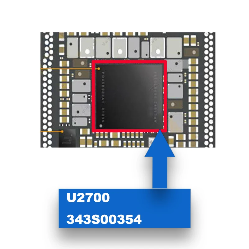 5 unids/lote 343S00354 U2700 para iPhone 11 potencia principal PMU PM IC PMIC Chip