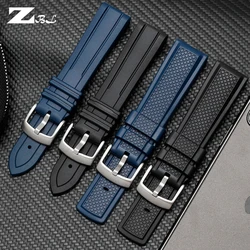 Generic Watchband Silicone Rubber Watch Strap 20mm 22mmWatch Belt Waterproof Sport Strap for Men Women for Seiko O-mega