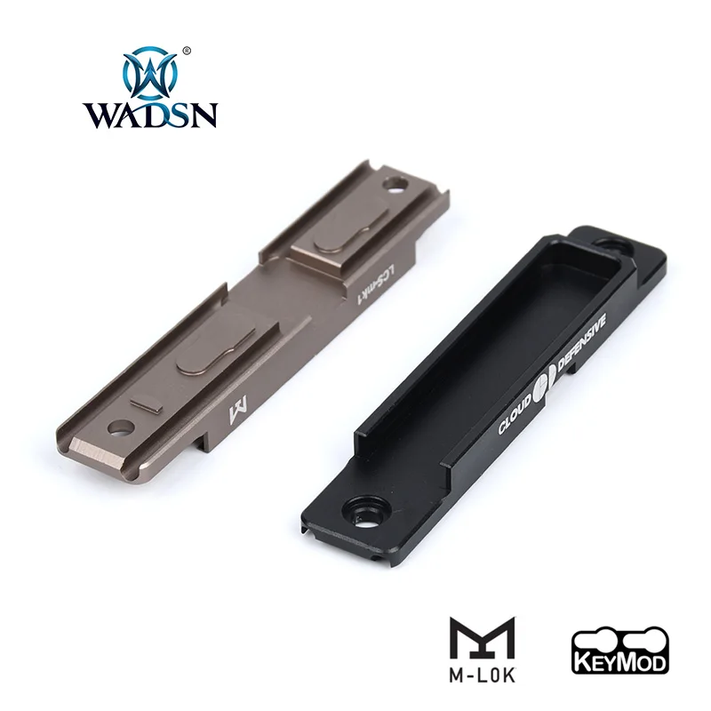 WADSN Keymod M-Lok CNC Bỏ Túi Bảng Nhôm Kèm Đèn Pin M300 M600 DBAL-A2 Săn Bắn Súng Trường Hướng Đạo Sáng Lực giá Đỡ