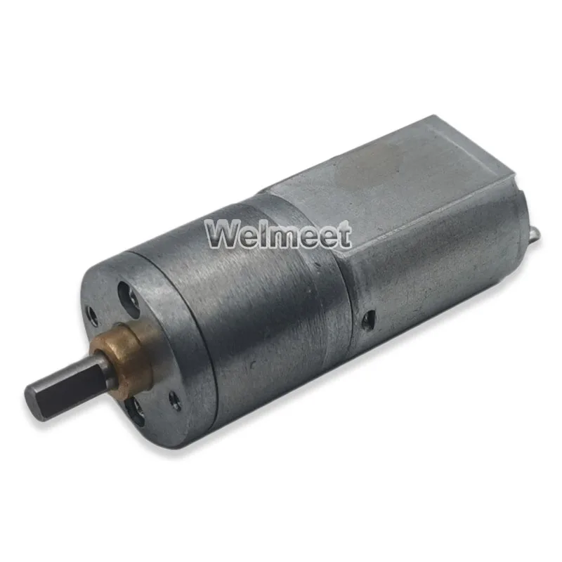 1pcs 33rpm DC3-6V JGA20-130 Large Torque Full Metal Gearbox Speed Reduction Gear Motor