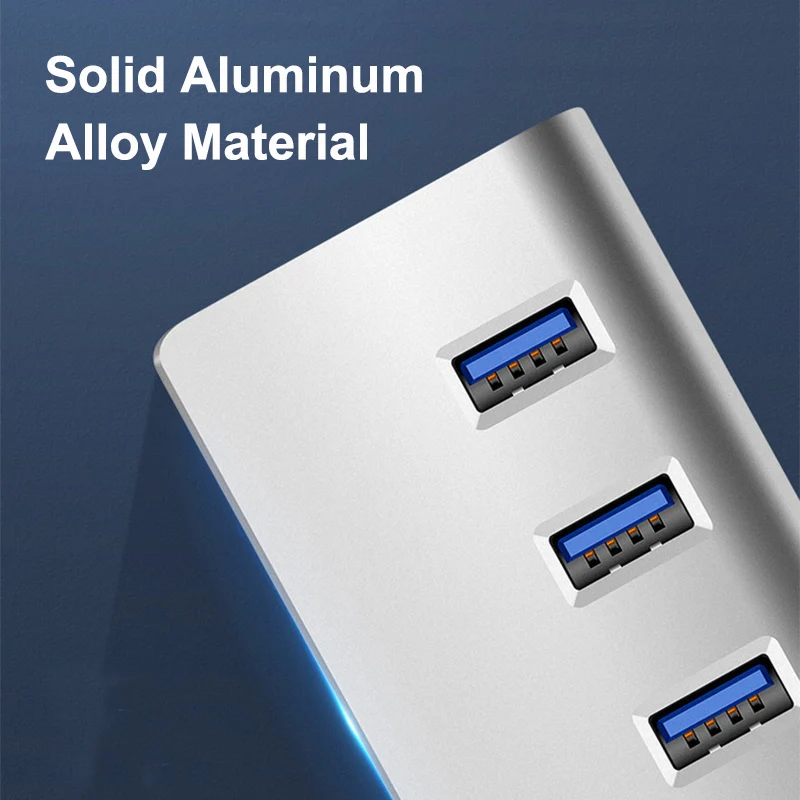 USB 3.0 HUB 4 7 Port محول الطاقة متعدد USB الفاصل عالية السرعة لماك بوك برو Air PC ملحقات الكمبيوتر conttador USB هاب