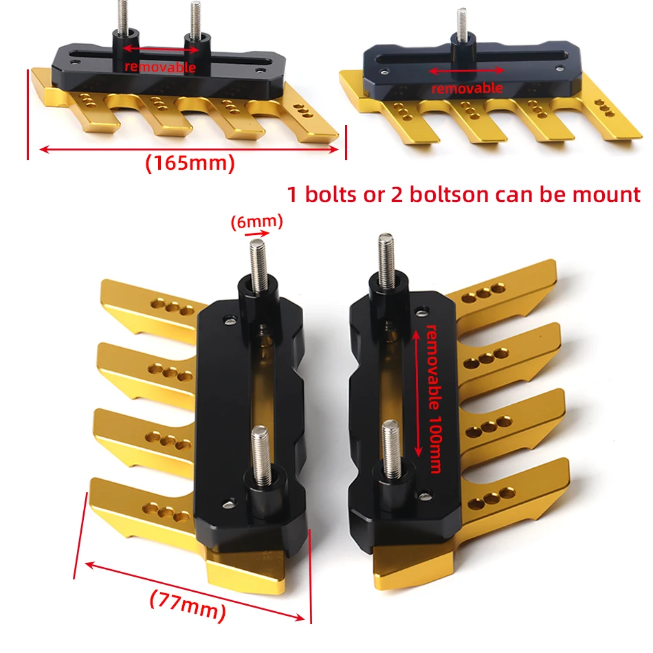 Con Logo per YAMAHA TDM 900 accessori CNC per moto parafango blocco di protezione laterale parafango anteriore cursore anticaduta