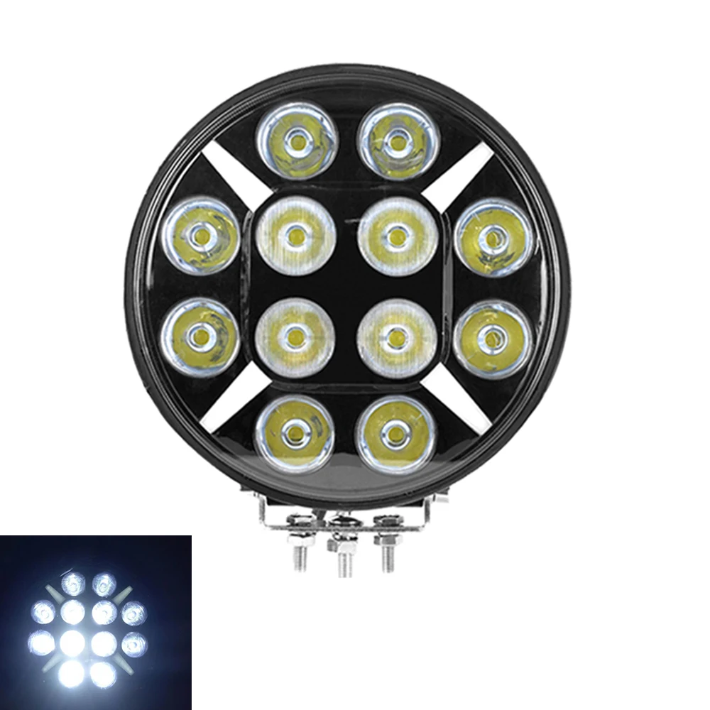 1pcs 9 inch 120W Led Work Light With DRL 12V 24V Offroad 4WD 4x4 LED DRL HeadLamp for Jeep Toyota Pickup Camper Trailer